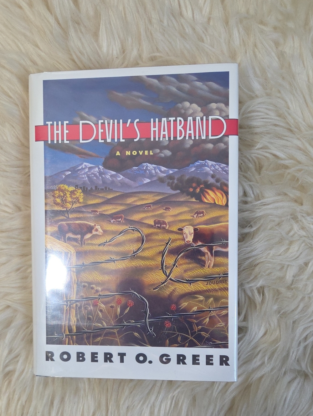 Signed 1st Edition 1st Printing The Devil's Hatband Robert O. Greer HC DJ 1996